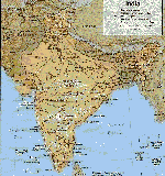 Карта Индии