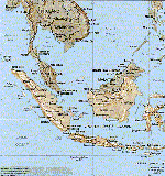 Карта Индонезии