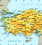 Карта Турции